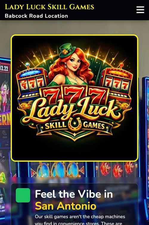 Lady Luck Skill Games on a phone